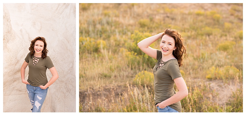 Paint Mines Senior Session, Denver Senior Portrait Photographer