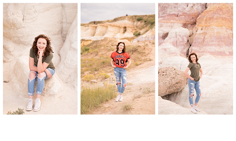 Paint Mines Senior Session, Denver Senior Portrait Photographer