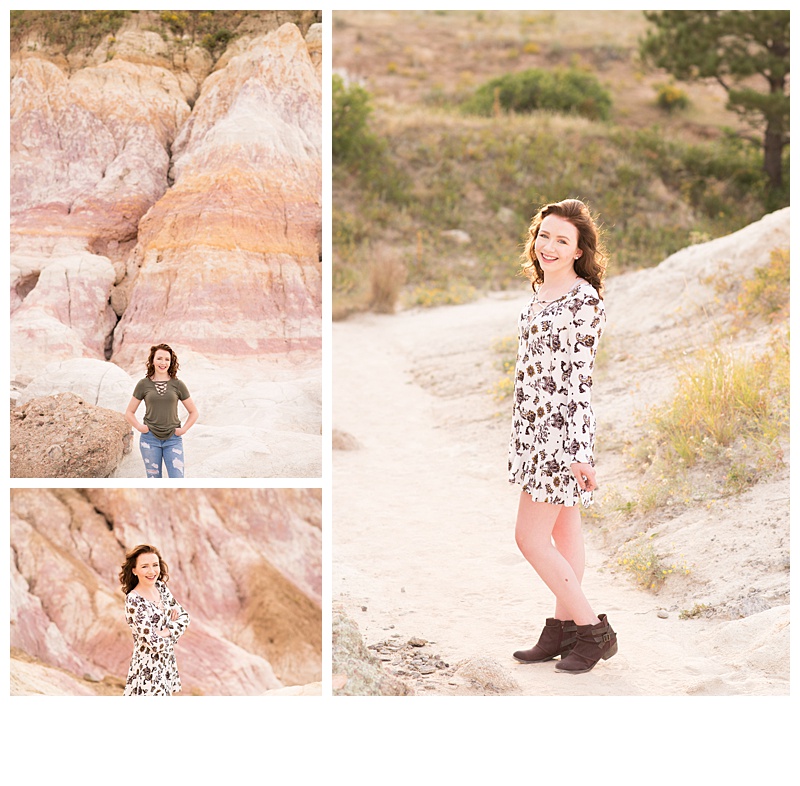 Paint Mines Senior Session, Denver Senior Portrait Photographer