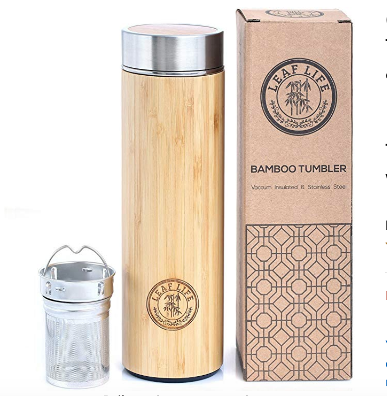 Bamboo Tea Infuser Tumbler