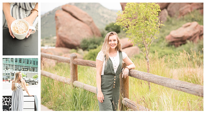 Starbucks Senior Session, Denver Senior Photographer