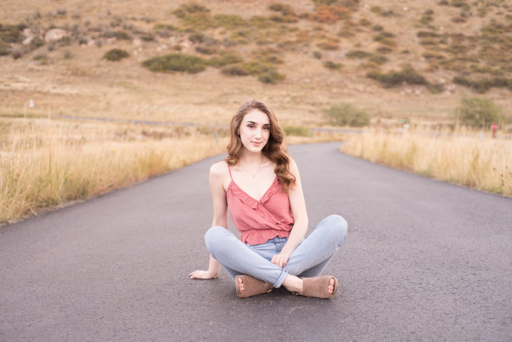 Senior session at Chautauqua park in Boulder Colorado