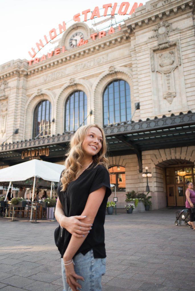 Olivia's Downtown Denver Senior session