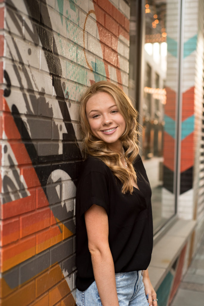 Denver Milk Market Senior Session Holy Family High School 