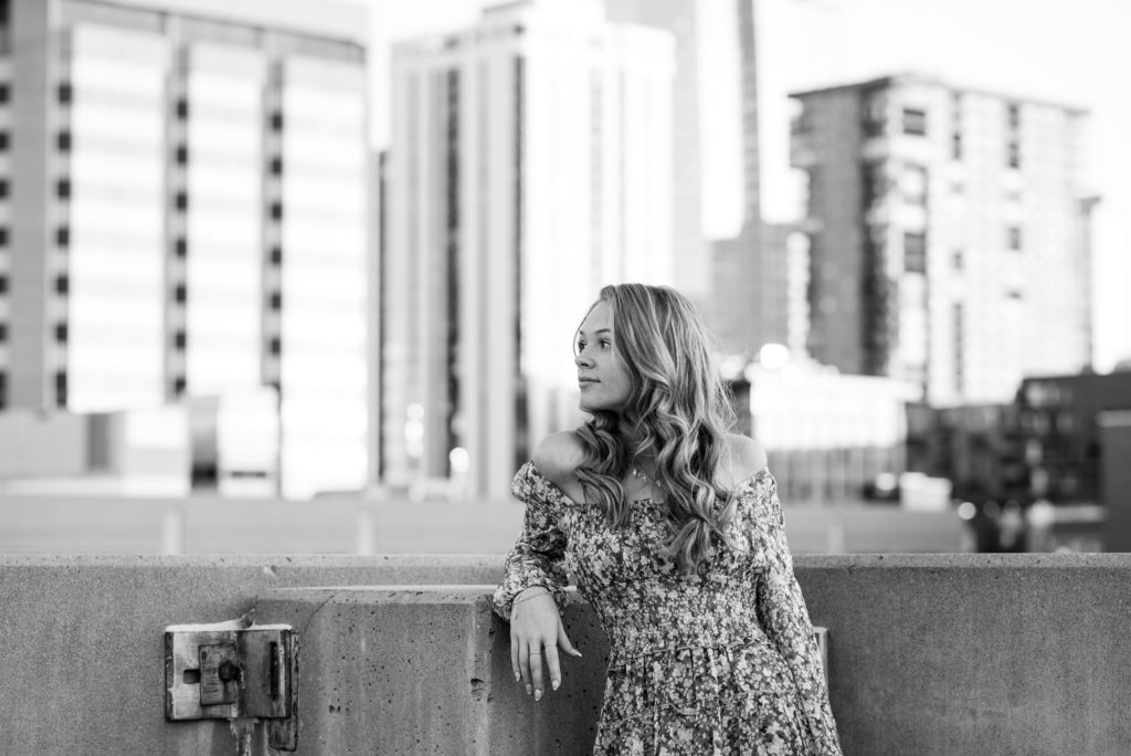 Downtown Denver Senior session near Milk Market