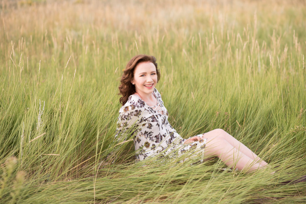 Senior portrait photographer in Bennett colorado